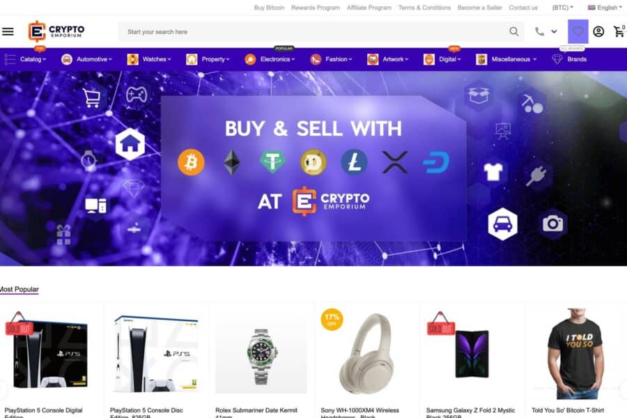 Crypto Emporium portfolio image 1