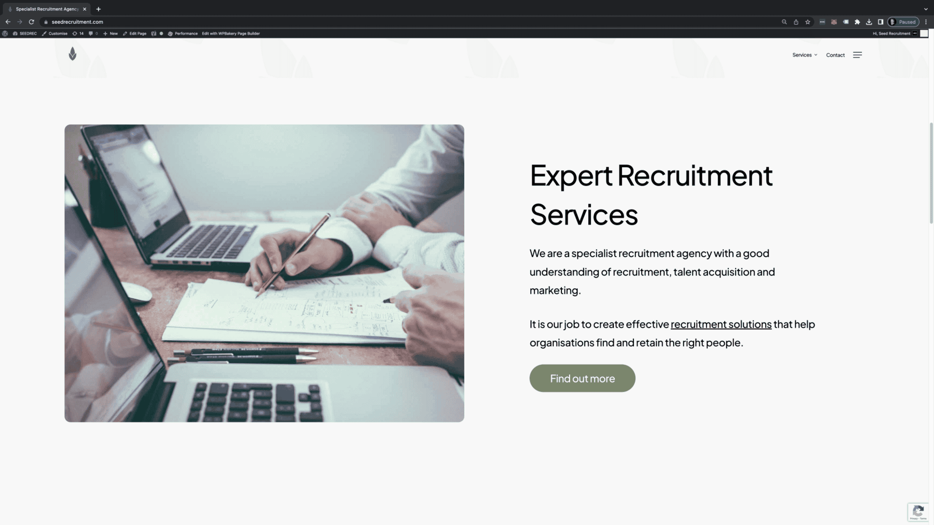 SEED Recruitment portfolio image 3